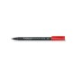 Staedtler 317-2 marcatore permanente Tipo di punta Rosso 10 pz (317-2)