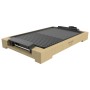 Cecotec Tasty&Grill 2000 griglia per raclette 2000 W Bamboo, Nero (3058)