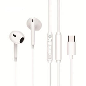 AURICOLARI EARBUDS USB-C WHITE (BRENDAN02W)