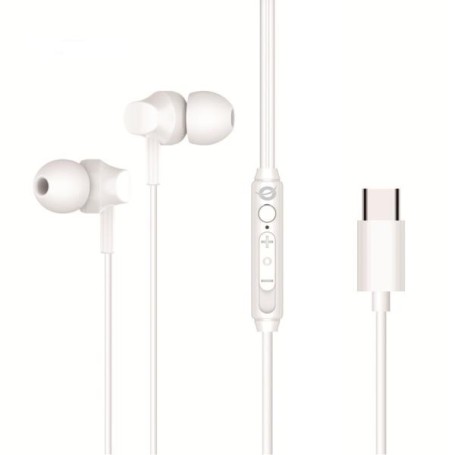 AURICOLARI IN-EAR USB-C WHITE (BRENDAN03W)