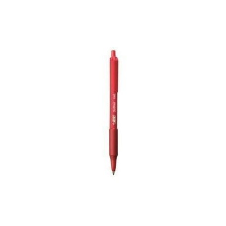 BIC 837399 penna a sfera Rosso Penna a sfera retrattile a clip 12 pz (837399)