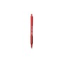 BIC 837399 penna a sfera Rosso Penna a sfera retrattile a clip 12 pz (837399)