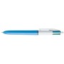 BIC 4 Colours Nero, Blu, Verde, Rosso Penna a sfera retrattile a clip Medio 1 pz (982866)