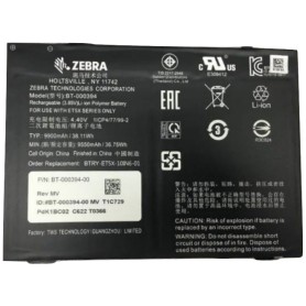 Zebra BTRY-ET5X-10IN5-01 parte di ricambio per tablet Batteria (BTRY-ET5X-10IN5-01)