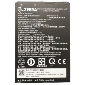 Zebra BTRY-ET401-08INC-01 ricambio e accessorio per tablet Batteria