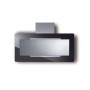 CAPPA TRISIA cm 90 - Inox, vetro Nero - 800 m3/h