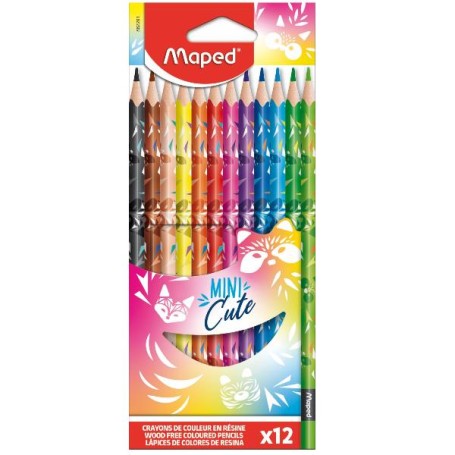 CF 12 MINI CUTE MATITE COLORATE (862201)