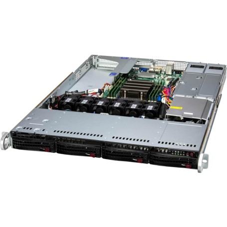 Supermicro AS-1015SV-WTNRT sistema barebone per server Socket SP3 Rack (1U) Nero