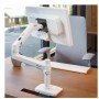 LX DESK LCD ARM BRIGHT WHITE (45-490-216A)