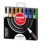 Uni Posca Punta Media Pastel, Confezione 8 Pezzi (MPC5MP8P)