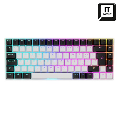 Sharkoon SKILLER SGK50 S3 tastiera Gaming USB QWERTY Italiano Bianco (SKILLER SGK50 S3 WH)