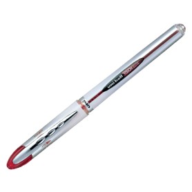 Uni-Ball Vision UniBall Penna stick a sfera Rosso, Argento (MUB200R)