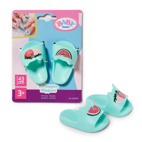 BABY born Slippers 3 assorted 43cm Scarpe per bambola (840795)