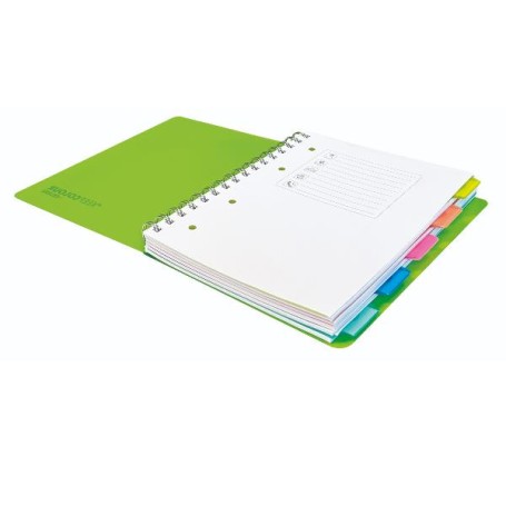 QUADERNO SPIRALATO DIVISORI A5 1R (0242FLU0000)