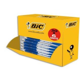 BIC Atlantis Classic Blu Penna a sfera retrattile a clip 36 pz (920286)