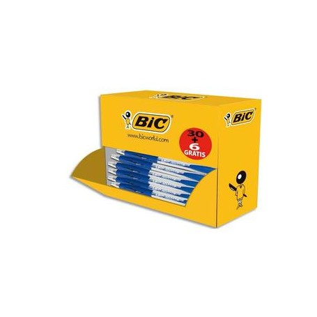 BIC Atlantis Classic Blu Penna a sfera retrattile a clip 36 pz (920286)
