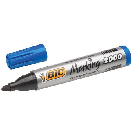 BIC 8209143 marcatore permanente Tipo di punta Blu 12 pz (8209143)