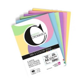 CARTA CROMATICA A3 200G 100FG ASS. (12309/100)