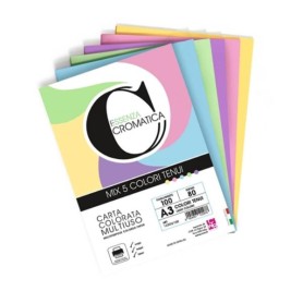 CARTA CROMATICA A3 160G 100FG ASS. (12305/100)