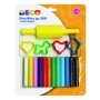 PLASTILINA KIDDY CLAY 200G + ACC. (10565)
