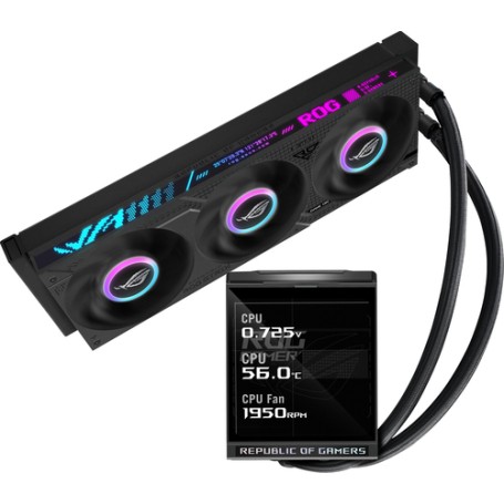 ASUS ROG Strix LC IV 360 ARGB LCD Processore Kit di raffreddamento a liquido 12 cm Nero (90RC01M1-B0EAY0)