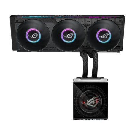 ASUS ROG Strix SLC IV 360 ARGB LCD Processore Kit di raffreddamento a liquido 12 cm Nero 1 pz (90RC01S1-B0EAY0)