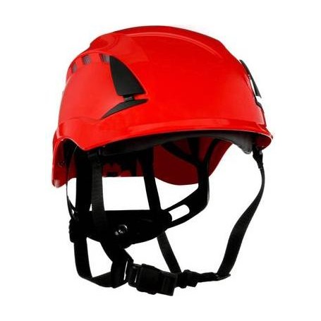 3M SecureFit X5005VE-CE Schutzhelm belüftet, mit UV-Sensor Rot EN 397, EN 12492, EN 50365 (X5005VE-CE)