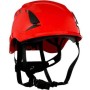 3M SecureFit X5005VE-CE Schutzhelm belüftet, mit UV-Sensor Rot EN 397, EN 12492, EN 50365 (X5005VE-CE)