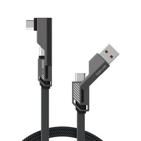 4smarts 541457 cavo USB 1,5 m USB A USB C Grafite