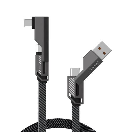 4smarts 541457 cavo USB 1,5 m USB A USB C Grafite