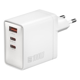 4smarts 542100 Caricabatterie per dispositivi mobili Universale Argento, Bianco AC Ricarica rapida Interno