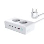 4smarts 540065 Caricabatterie per dispositivi mobili Universale Argento, Bianco AC Ricarica rapida Interno