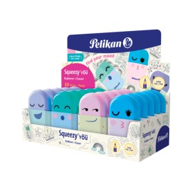 Pelikan 606202 gomma per cancellare Plastica Multicolore 20 pz (400193850)
