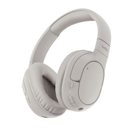 Belkin AUD009HQSA cuffia e auricolare Cuffie Wireless A Padiglione Musica e Chiamate USB tipo-C Bluetooth Sabbia