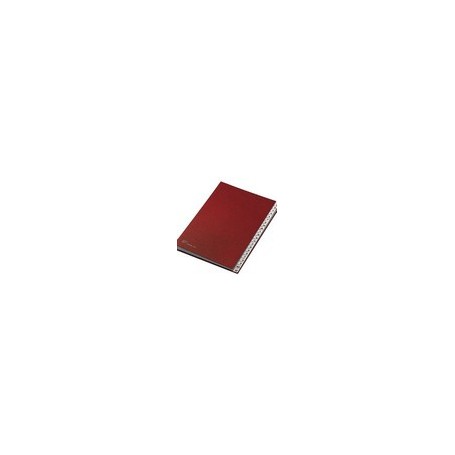 Fraschini Alphabetical Folders Finta pelle Rosso 240 x 340 mm (640-DR)