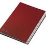 Fraschini Alphabetical Folders Finta pelle Rosso 240 x 340 mm (640-DR)