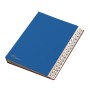 Fraschini Numerical Folder Finta pelle Blu 240 x 340 mm (643-DB)