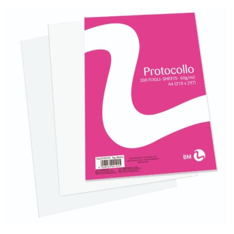 RISMA CARTA PROTOC.A4 60GR BIANCO (0100192)