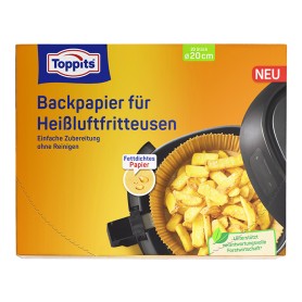 Toppits 1050 Carta da forno 20 fogli Beige 20 cm