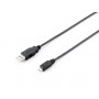 CAVO USB 2.0 A-MICROB M-M 1MT NERO (128594)