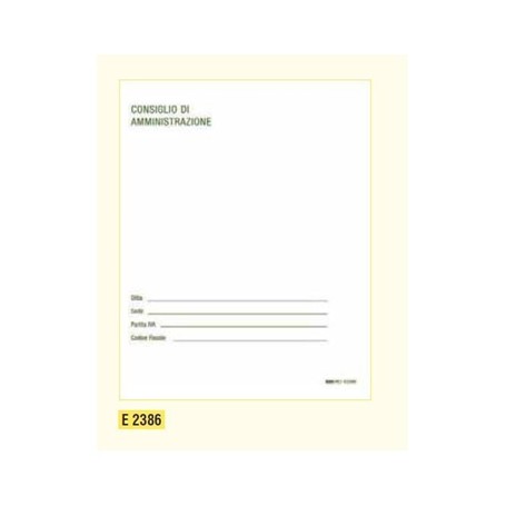 Edipro E2386E modulo e libro contabile 92 pagine (E2386E)