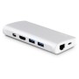 LMP 18645 hub di interfaccia USB 3.2 Gen 1 (3.1 Gen 1) Type-C 5000 Mbit/s Argento (18645)