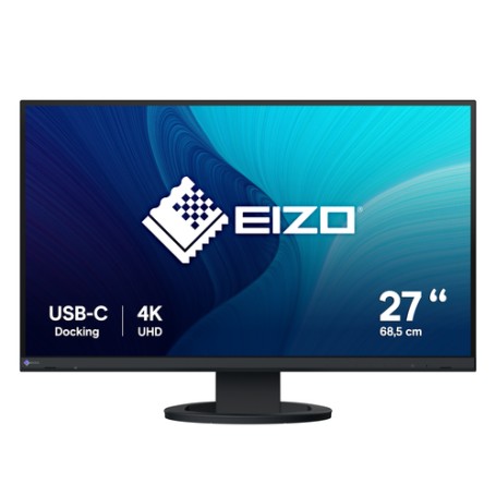 EIZO FlexScan EV2740S Monitor PC 68,6 cm (27") 3840 x 2160 Pixel 4K Ultra HD LCD Nero (EV2740S-BK)