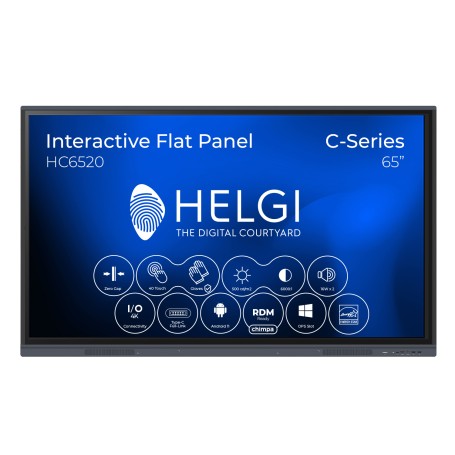 HELGI Monitor Interattivo 65" C Series Wi-Fi RDM-Ready (HC6520M)