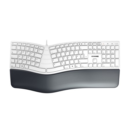 CHERRY KC 4500 ERGO tastiera USB QWERTZ Tedesco Bianco (JK-4500DE-0)