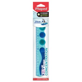 Maped 277900 righello Righello da scrivania 200 mm Polietilene tereftalato (PET) Blu 1 pz
