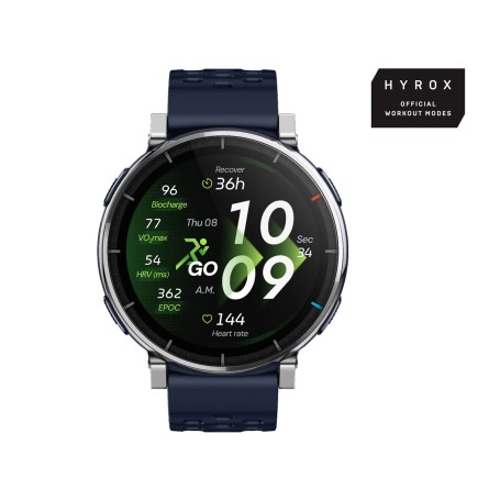 Amazfit W2558GL2N smartwatch e orologio sportivo 3,35 cm (1.32") AMOLED Digitale 466 x 466 Pixel Touch screen Argento GPS (satel