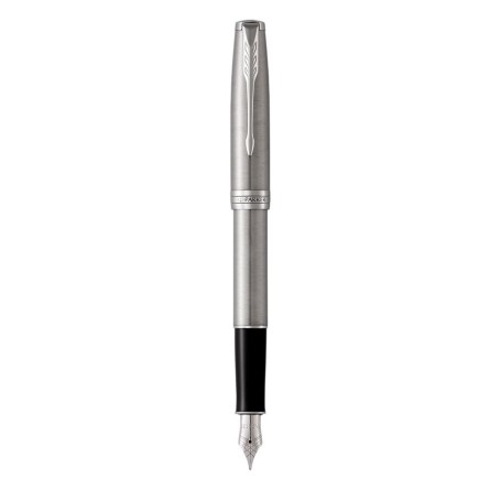Parker Sonnet penna stilografica Sistema di riempimento della cartuccia Acciaio inossidabile 1 pz (1931510)