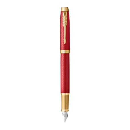 Parker 2143650 penna stilografica Sistema di riempimento della cartuccia Oro, Rosso 1 pz