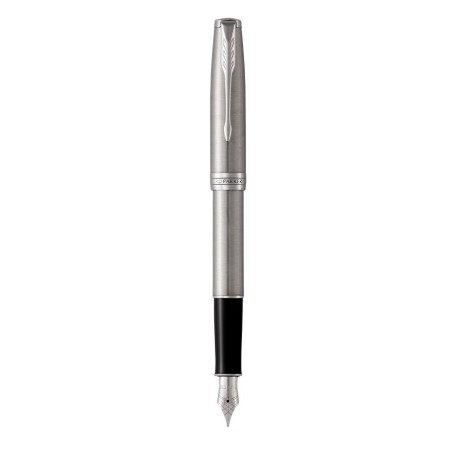 Parker Sonnet penna stilografica Sistema di riempimento della cartuccia Acciaio inossidabile 1 pz (1931509)